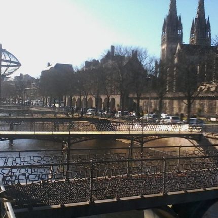 Vue sur l'ensemble des passerelles